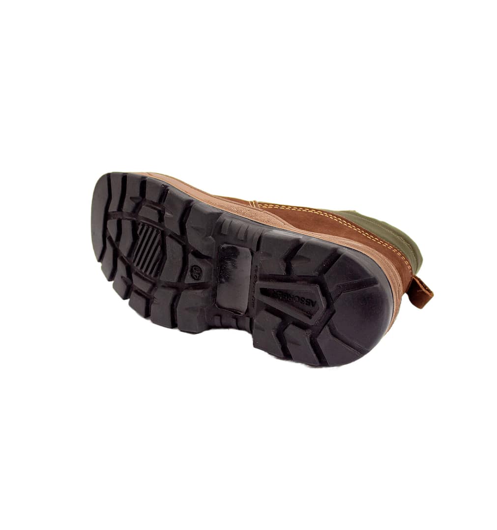 Botas para ingenieros botas seguridad dotación tipo Ingeniero verde cafe - Imagen 4